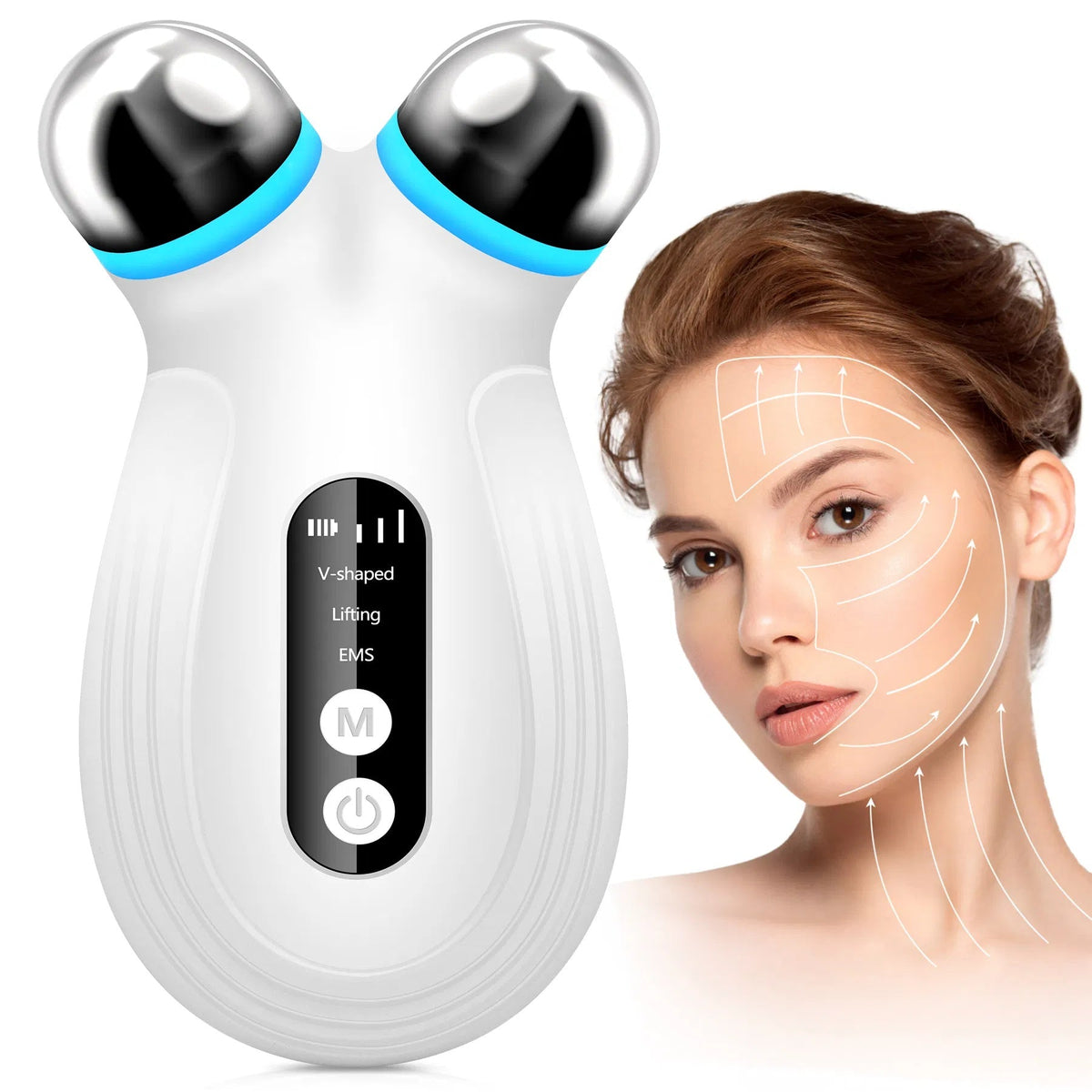 Microcurrent Face Sculpting Device - At-Home Facial Toning Tool