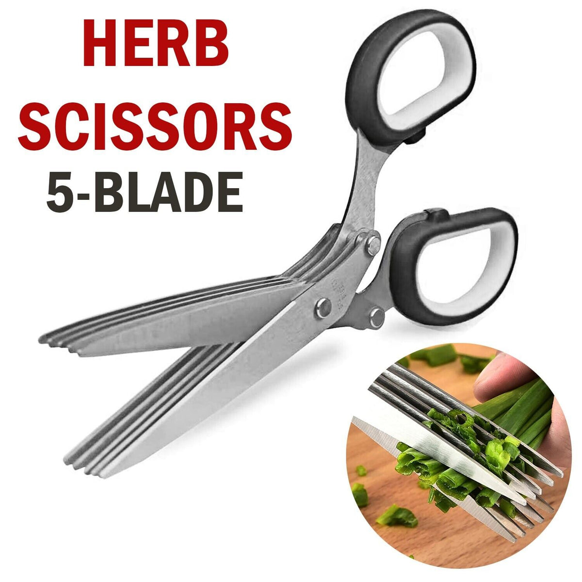 5-Blade Herb Scissors