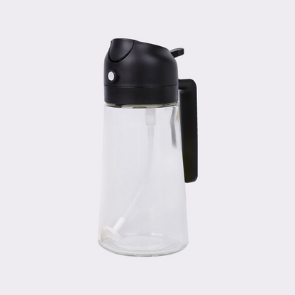 2-in-1 Glass Oil Dispenser & Sprayer