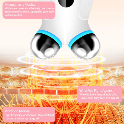 Microcurrent Face Sculpting Device - At-Home Facial Toning Tool