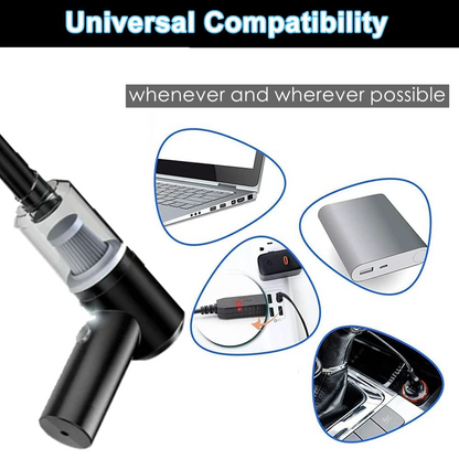Cordless Handheld Car Vacuum - 120W Portable Mini Vacuum