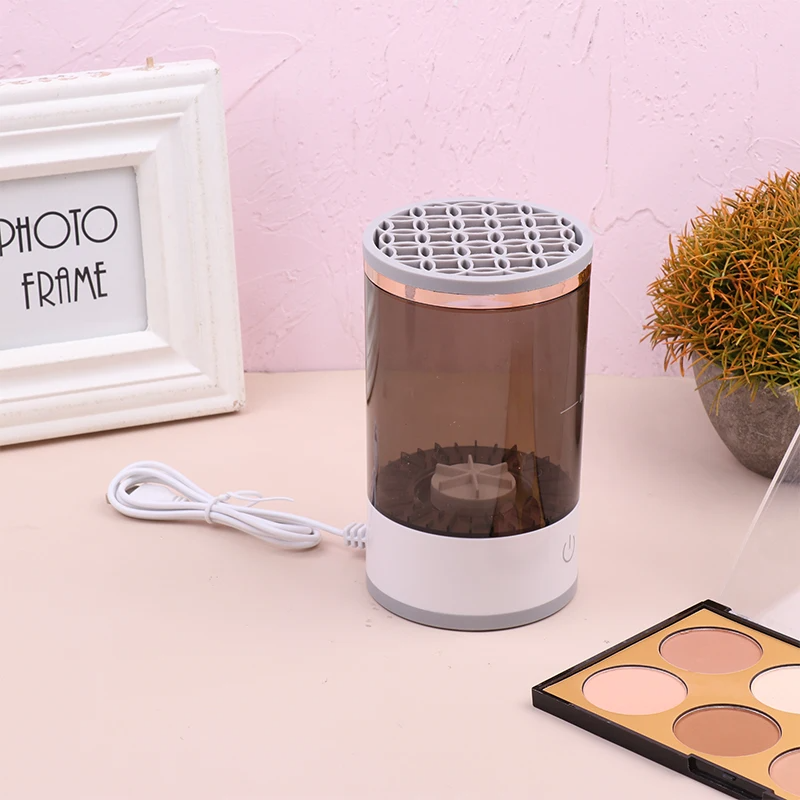 Electric Makeup Brush Cleaner - Wash and Dry Brushes in Seconds