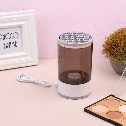 Electric Makeup Brush Cleaner - Wash and Dry Brushes in Seconds