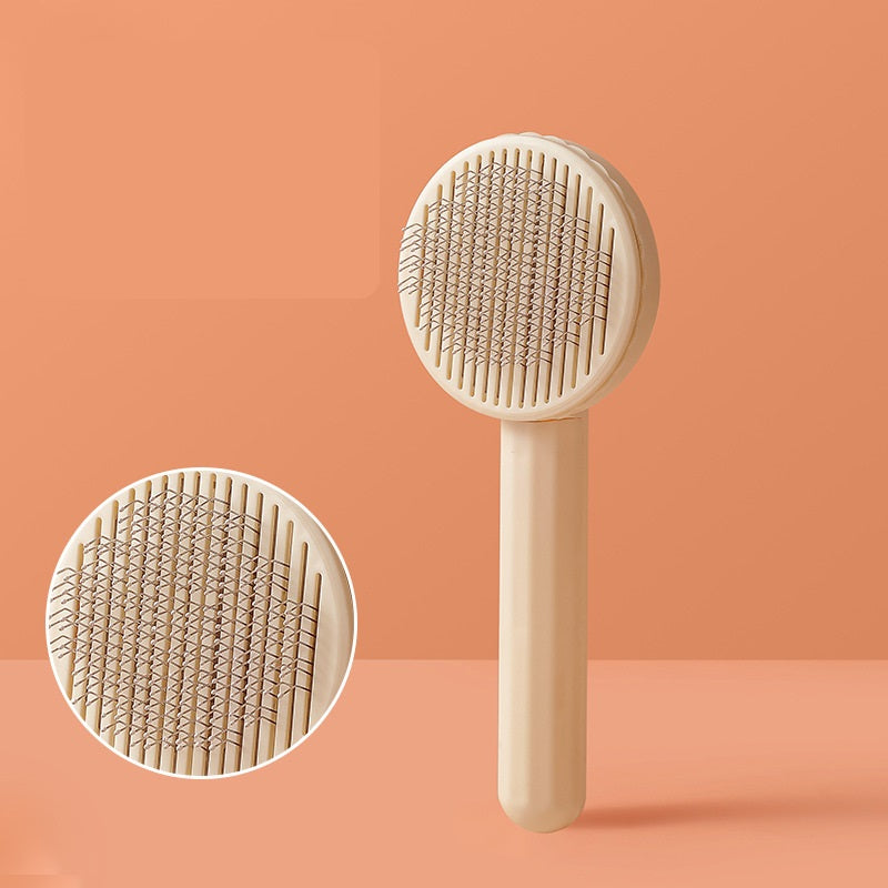 Self-Cleaning Slicker Brush for Cats & Dogs