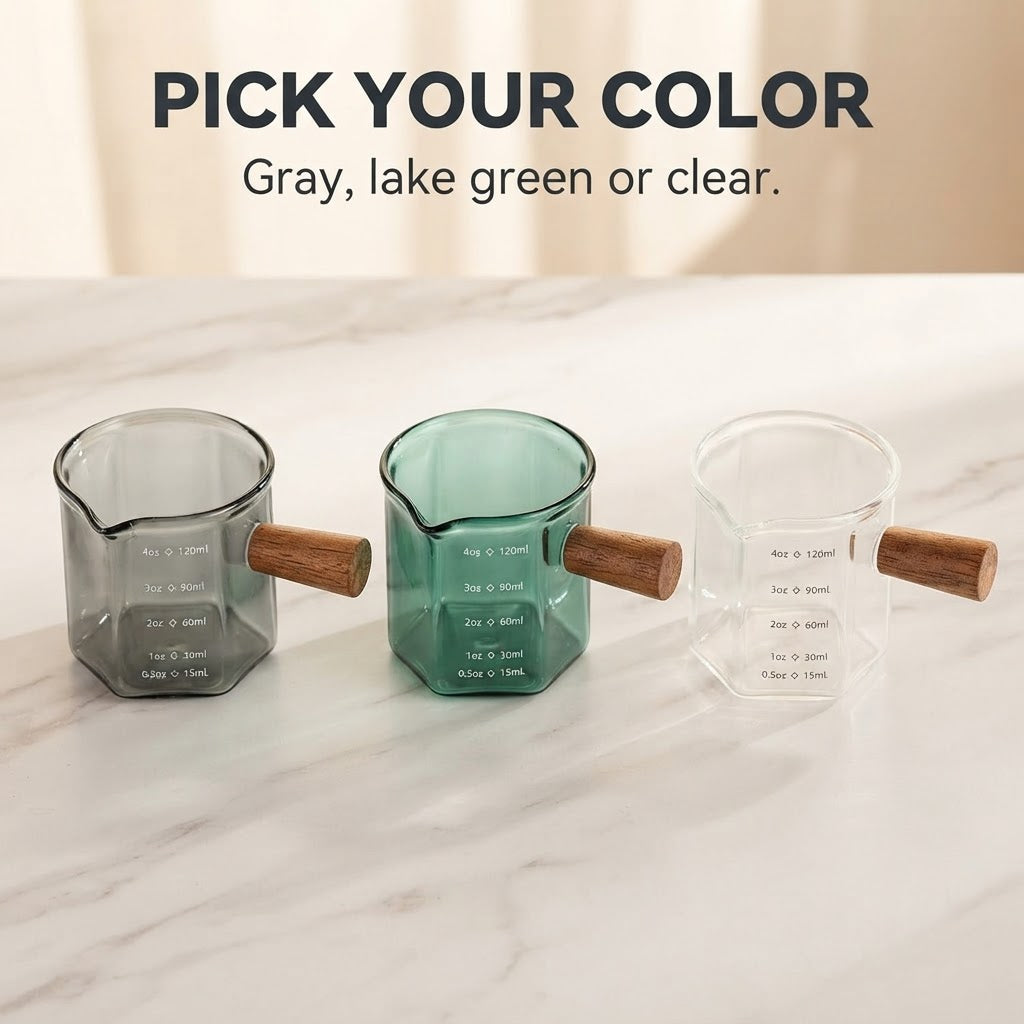 Glass Measuring Cup - Pick your color