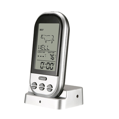 Wireless Remote Meat Thermometer with Timer
