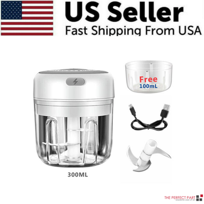 Cordless Electric Garlic & Veggie Chopper