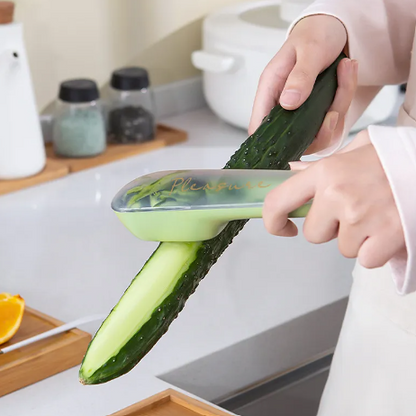 Veggie Peeler with Storage Tube