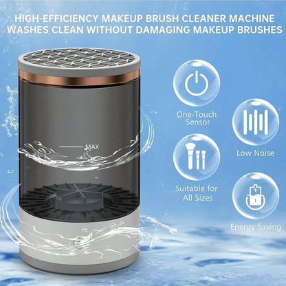 Electric Makeup Brush Cleaner - Wash and Dry Brushes in Seconds