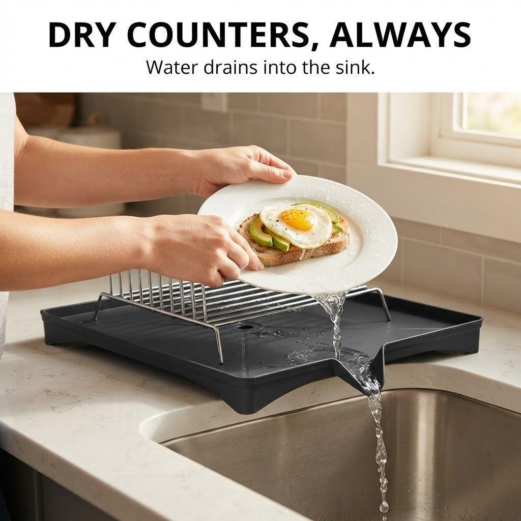 Dish Drying Rack - Dry counters, always