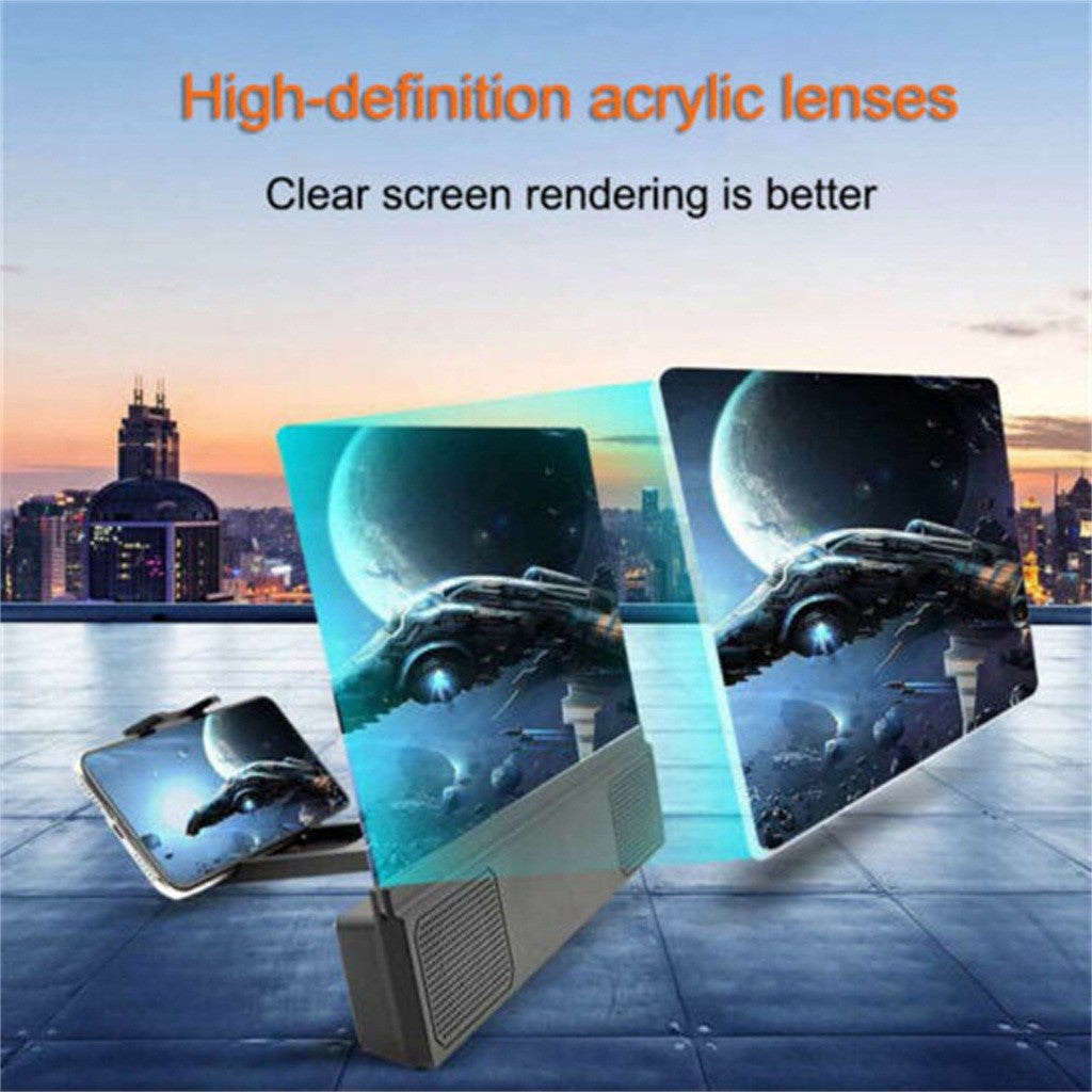 12-Inch Phone Screen Magnifier with Speakers