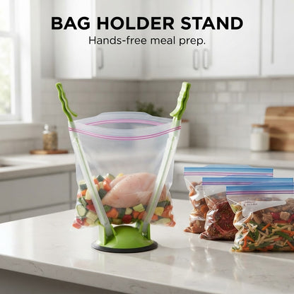 Meal Prep Bag Holder Stand