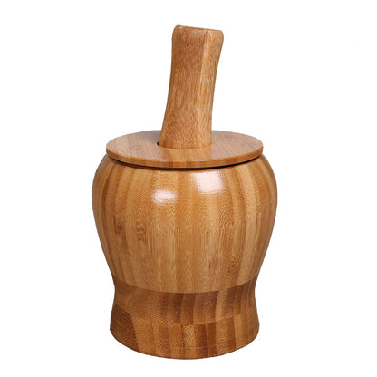 Wooden Mortar & Pestle