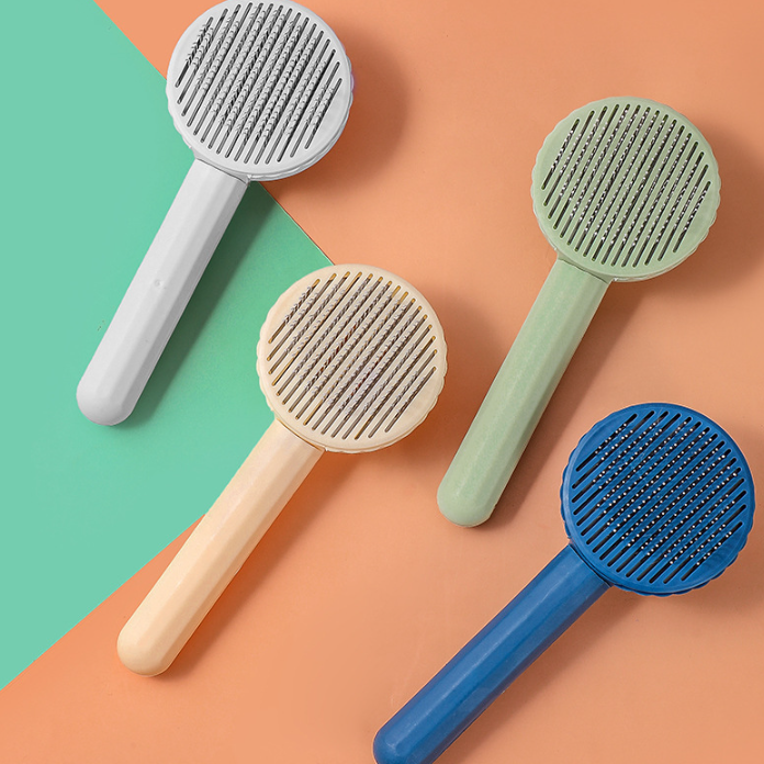 Self-Cleaning Slicker Brush for Cats & Dogs