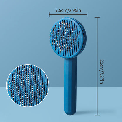 Self-Cleaning Slicker Brush for Cats & Dogs