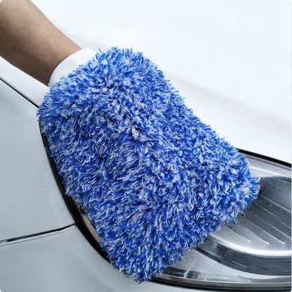 Plush Microfiber Car Wash Mitts (2-Pack)