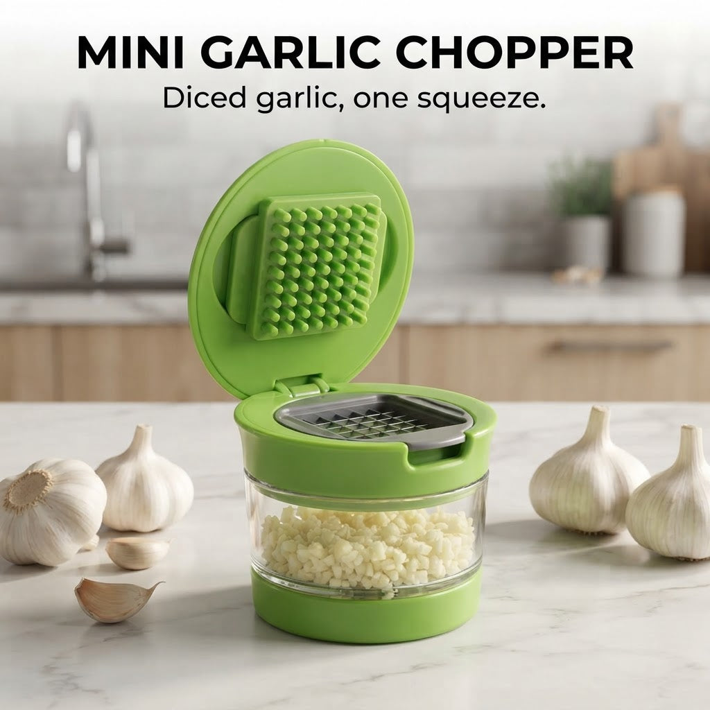 Mini Garlic Crusher & Chopper