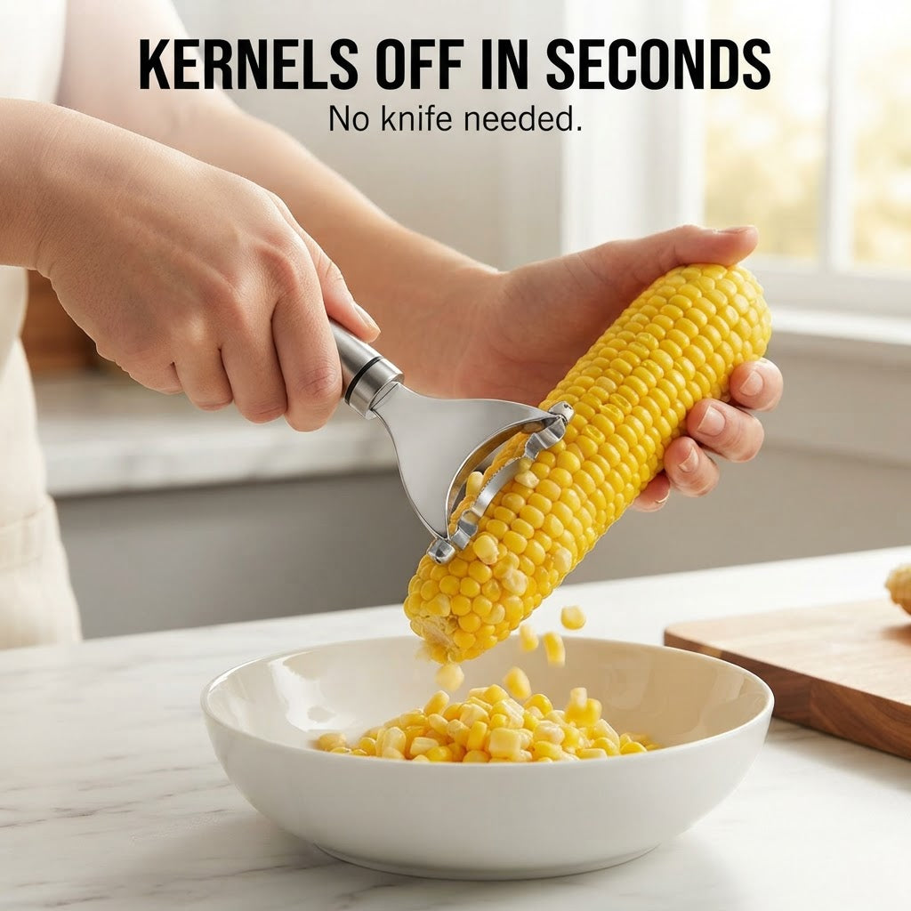 Corn Stripper Tool - Kernels off in seconds
