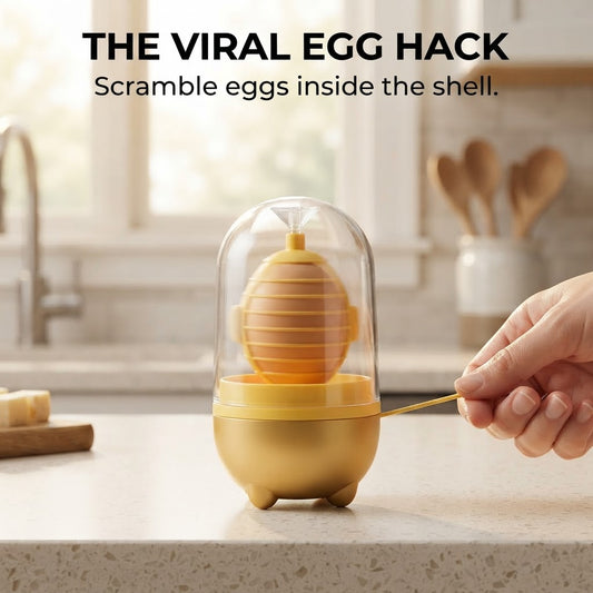 Golden Egg Shaker - The viral egg hack