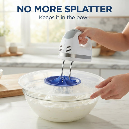 Splash Guard Lid for Mixing Bowls - No more splatter