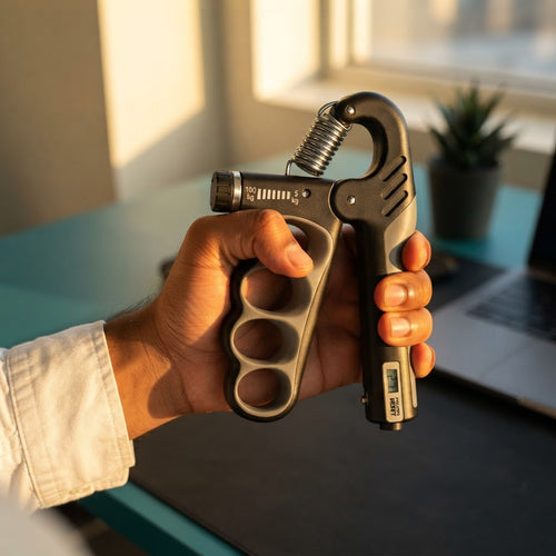 Adjustable Grip Strengthener with Rep Counter