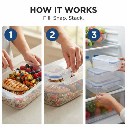 Meal Prep Container Set - How it works