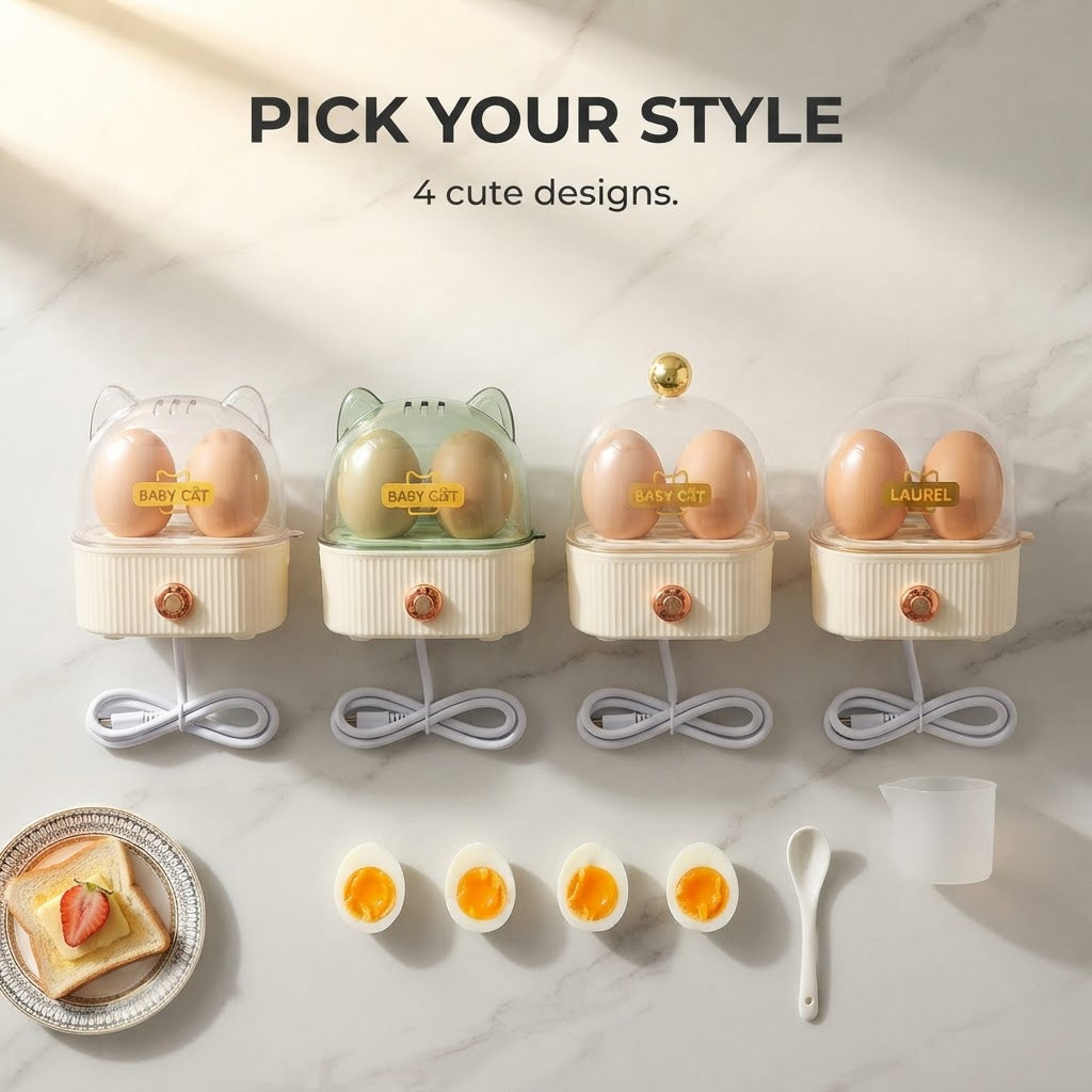 Mini Electric Egg Steamer - Pick your style