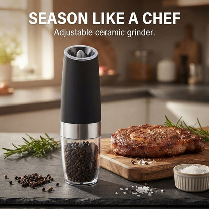 Electric Gravity Pepper Grinder - Season like a chef