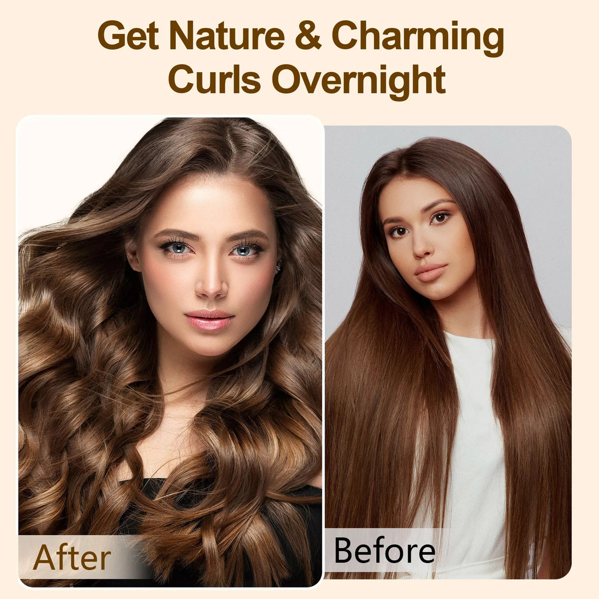 Satin Heatless Curling Rod - Overnight No-Heat Curls