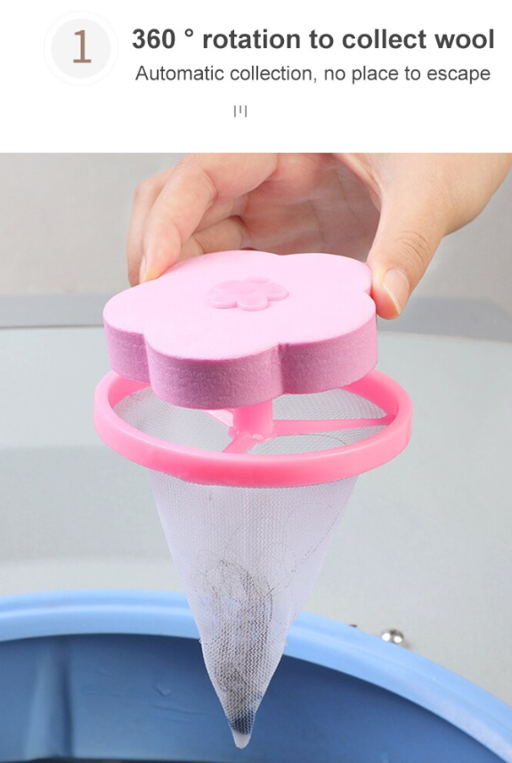 Floating Pet Hair Catcher for Washing Machine (2-Pack)