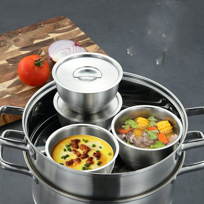 Stainless Steel Steaming Bowl