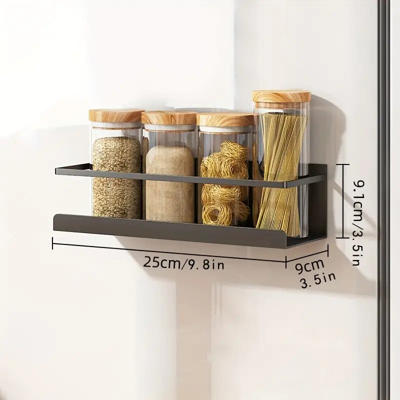 Magnetic Fridge Spice Rack - No Drilling
