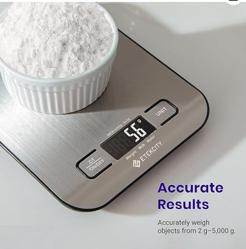 Rechargeable Digital Kitchen Scale