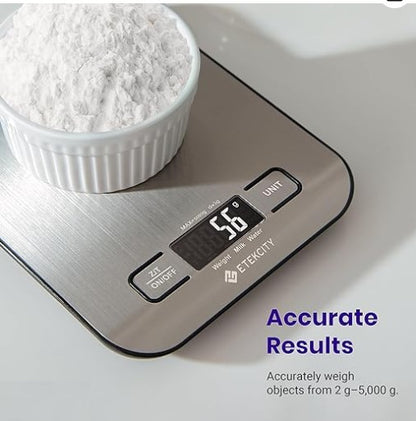 Rechargeable Digital Kitchen Scale