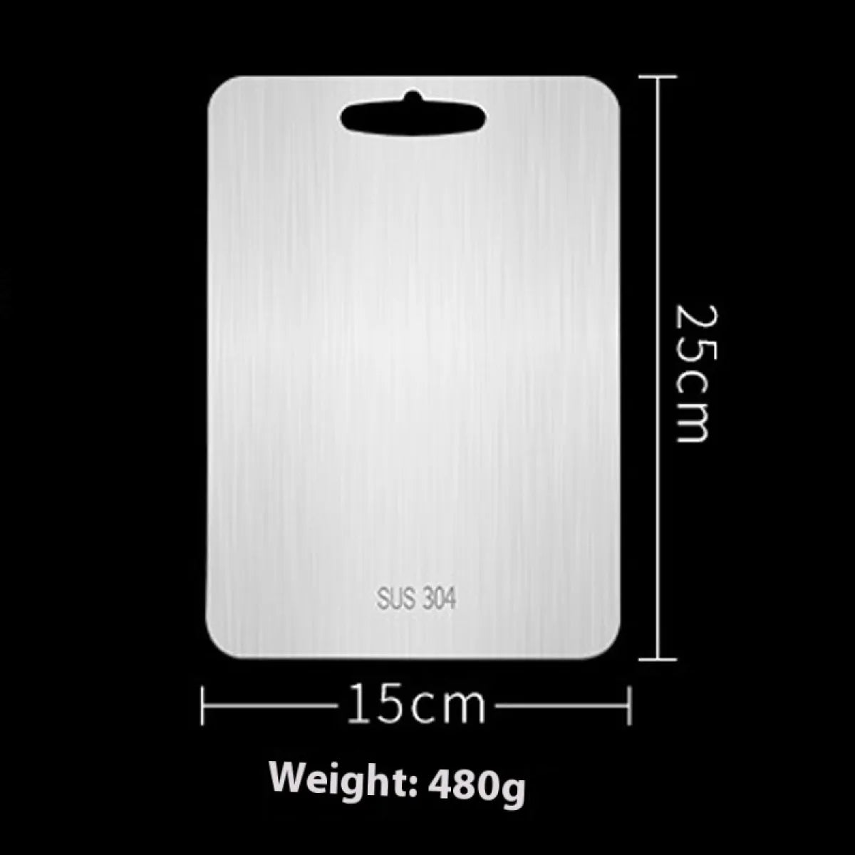 Stainless Steel Cutting Board - Non-Porous & Easy Clean