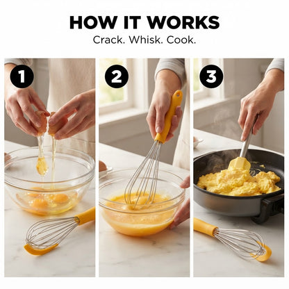 Rotating Hand Whisk - How it works