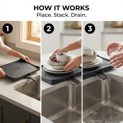 Dish Drying Rack - How it works