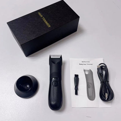 Men's Body Hair Trimmer with Charging Dock