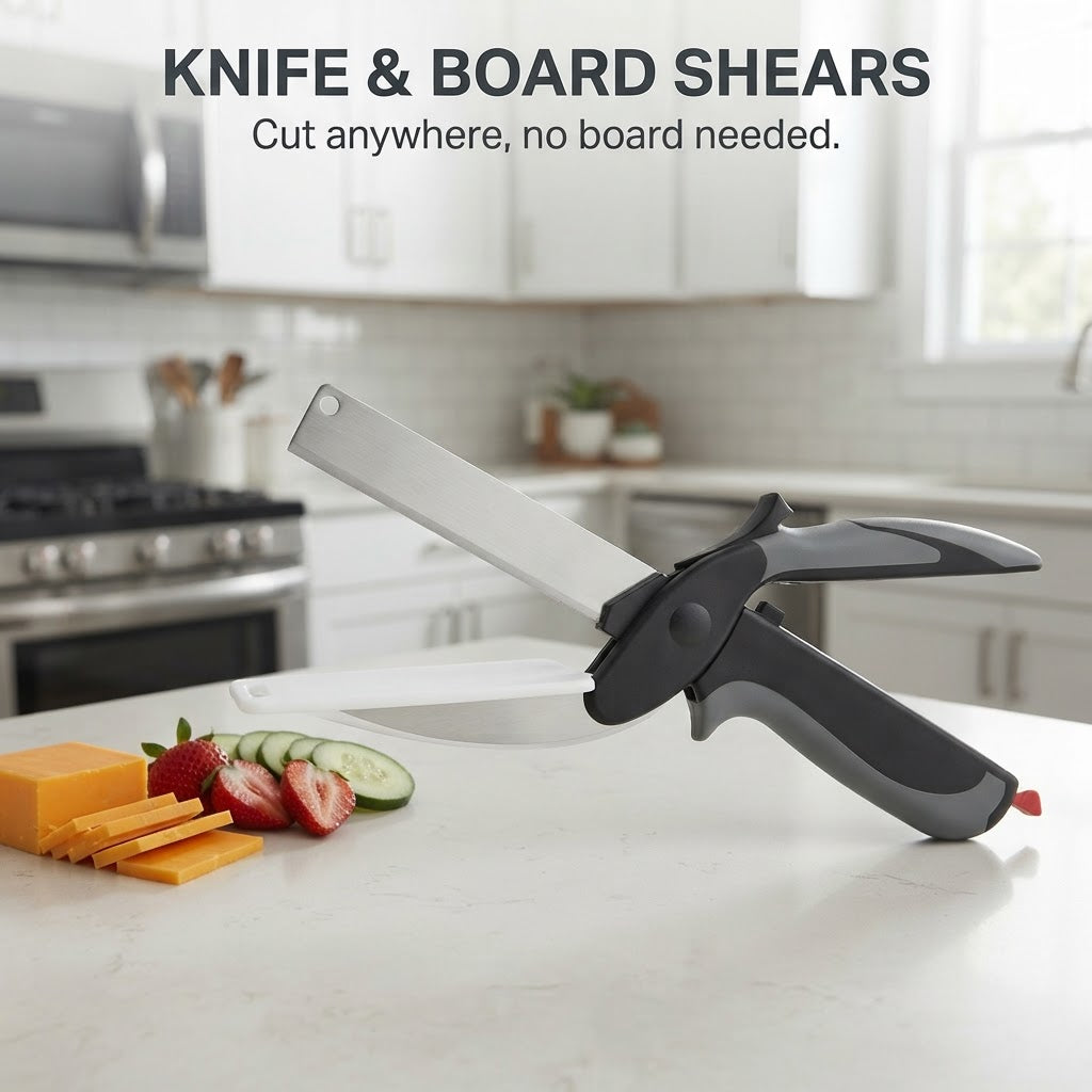 2-in-1 Knife & Cutting Board Shears