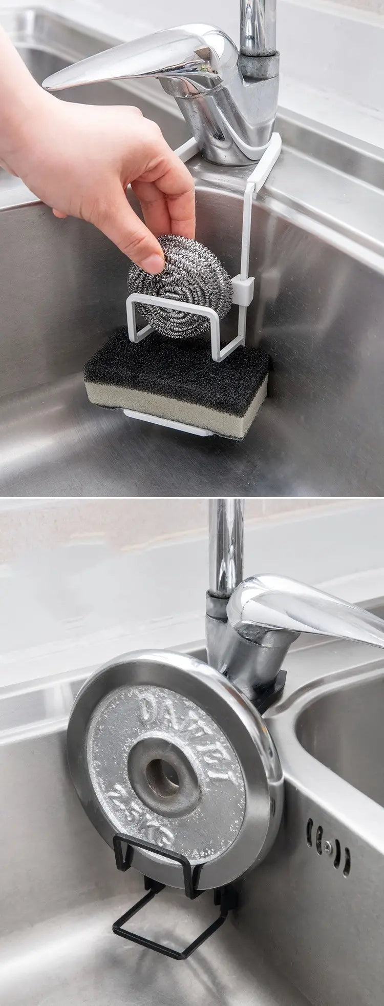Stainless Steel Faucet Sponge Holder