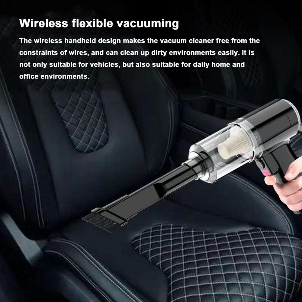 Cordless Handheld Car Vacuum - 120W Portable Mini Vacuum
