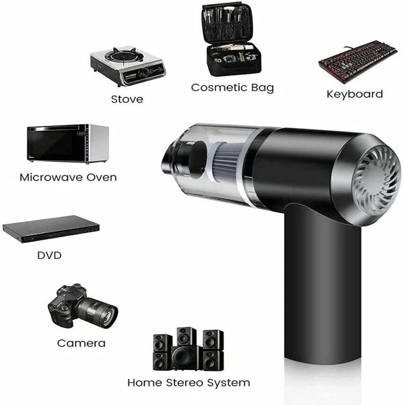 Cordless Handheld Car Vacuum - 120W Portable Mini Vacuum
