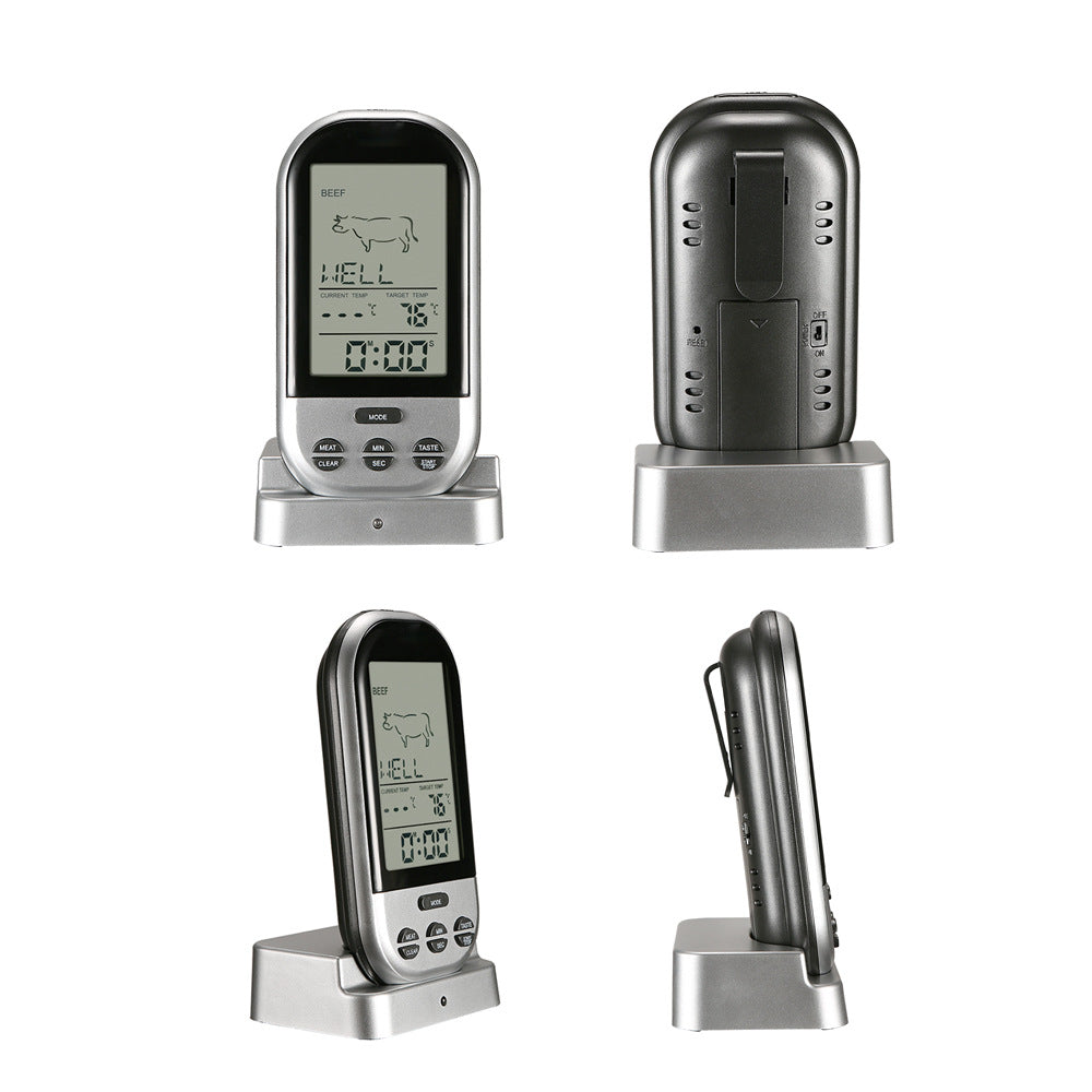 Wireless Remote Meat Thermometer with Timer