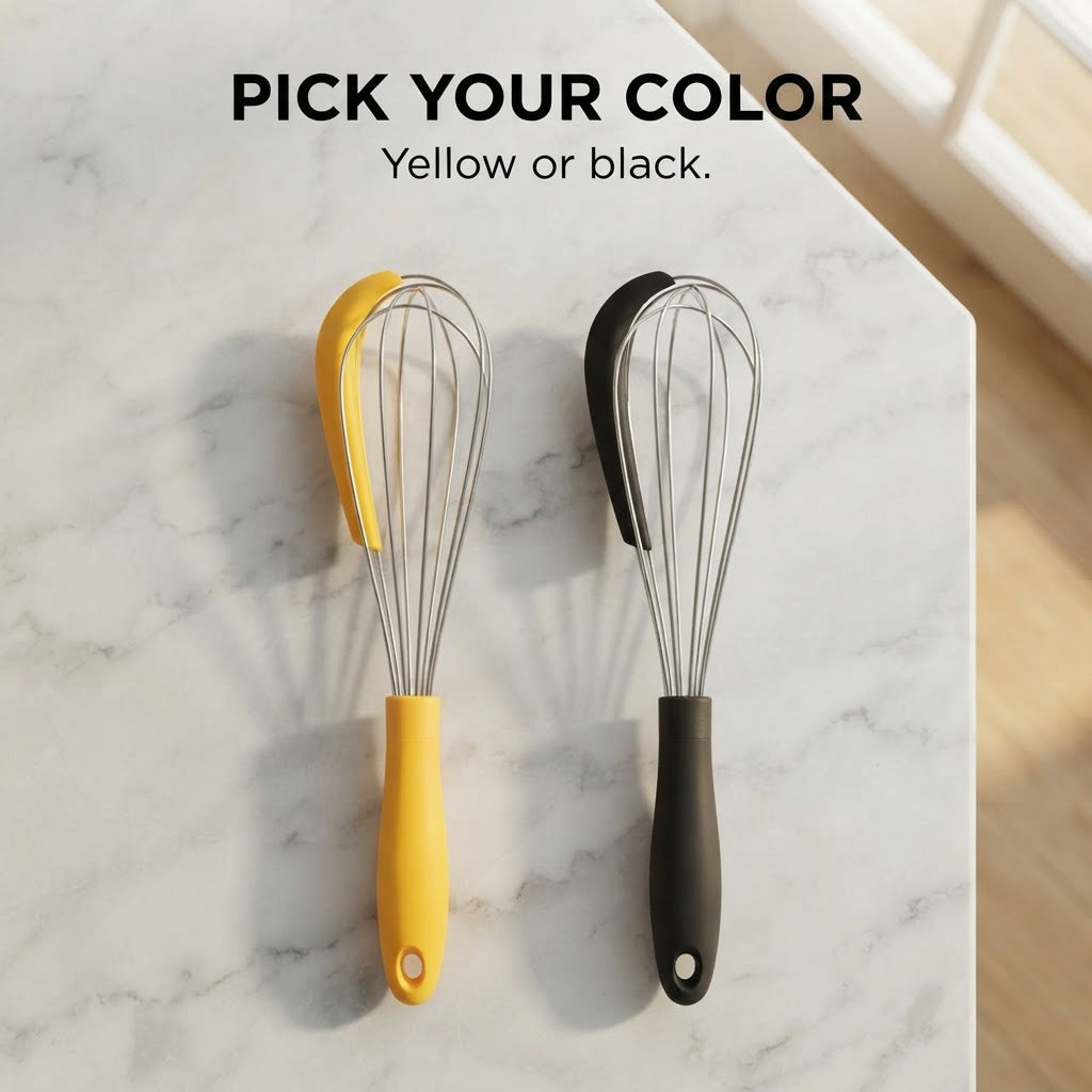 Rotating Hand Whisk - Pick your color