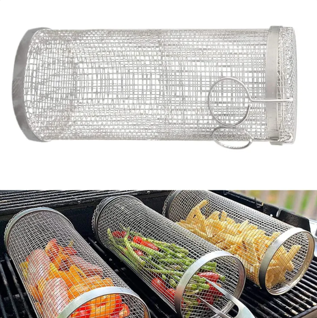 Rolling Grill Basket (2-Pack)