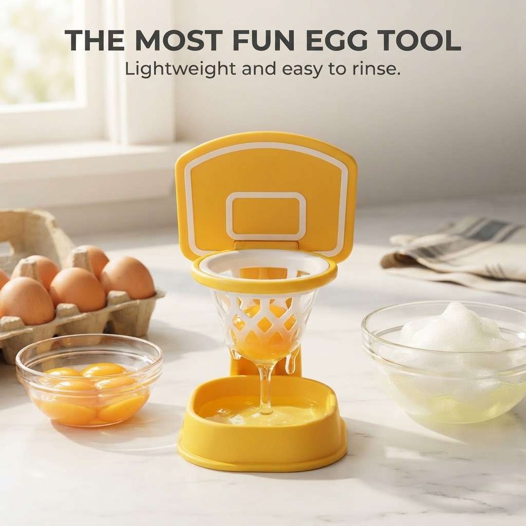 Basketball Hoop Egg Separator - The most fun egg tool