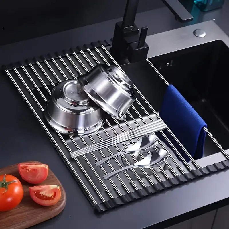 Roll-Up Over-the-Sink Drying Rack