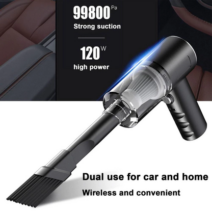 Cordless Handheld Car Vacuum - 120W Portable Mini Vacuum