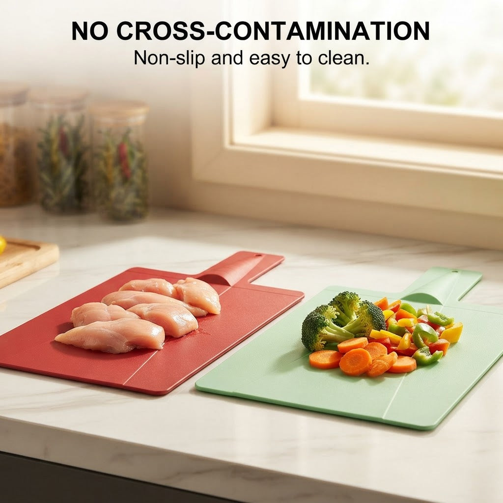 Color-Coded Cutting Board Set - No cross-contamination
