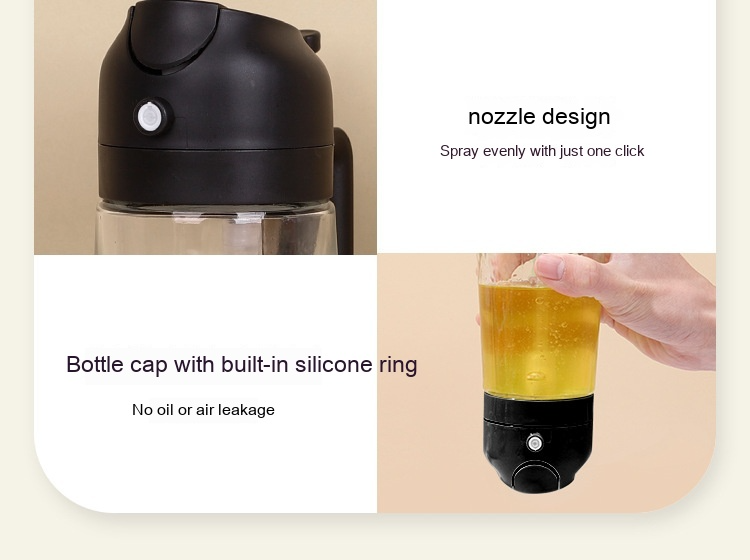 2-in-1 Glass Oil Dispenser & Sprayer
